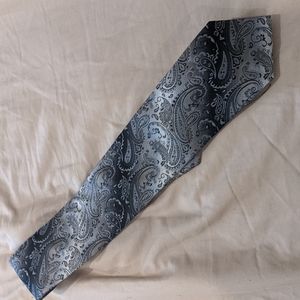 Silver and grey Mario Ferrari paisley tie
